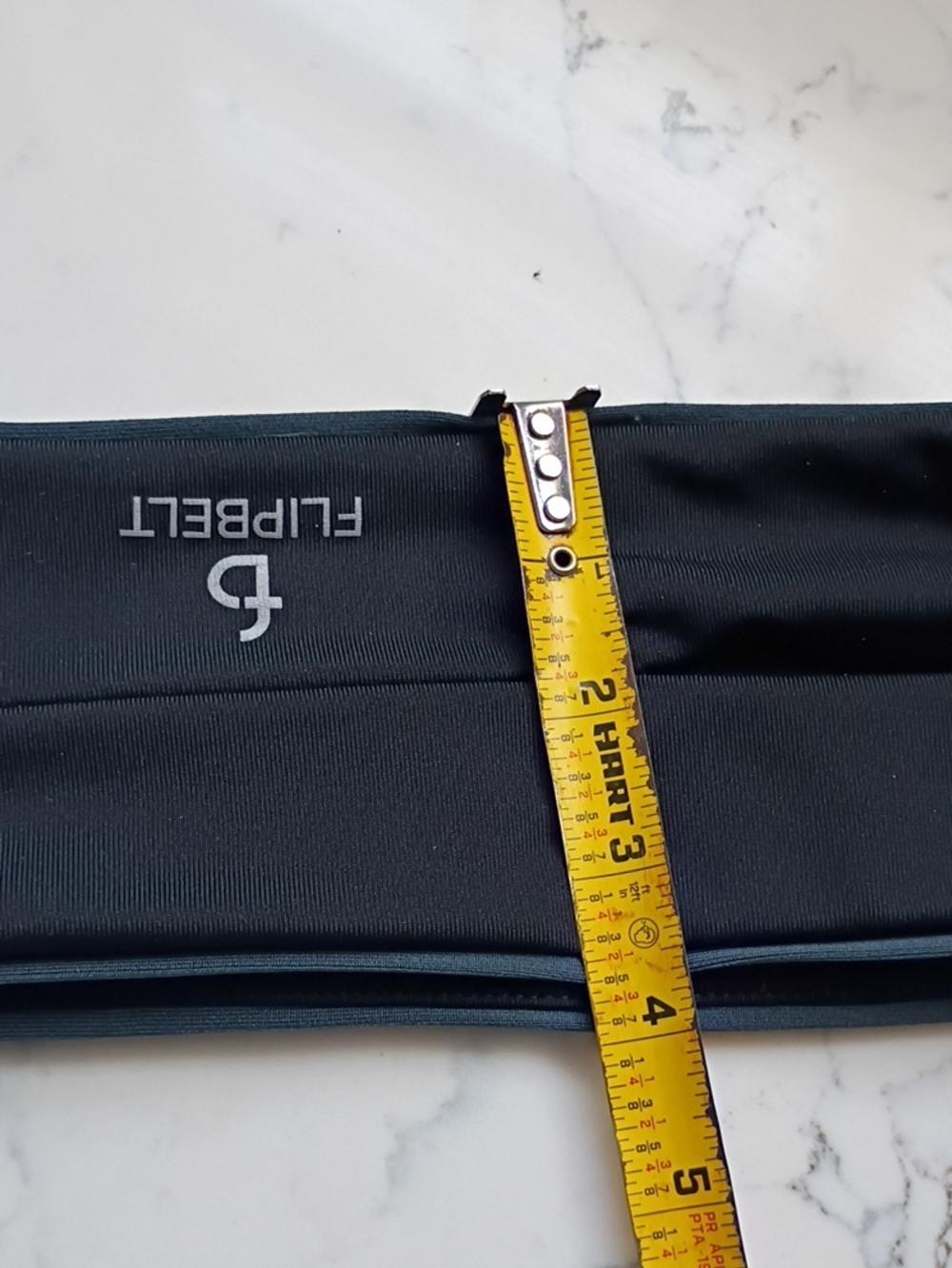 FlipBelt Black Running Waist Pack Belt - Picture 4 of 6